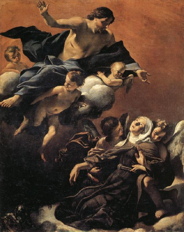 LANFRANCO, Giovanni The Ecstasy of St.Margaret of Cortona Sweden oil painting art